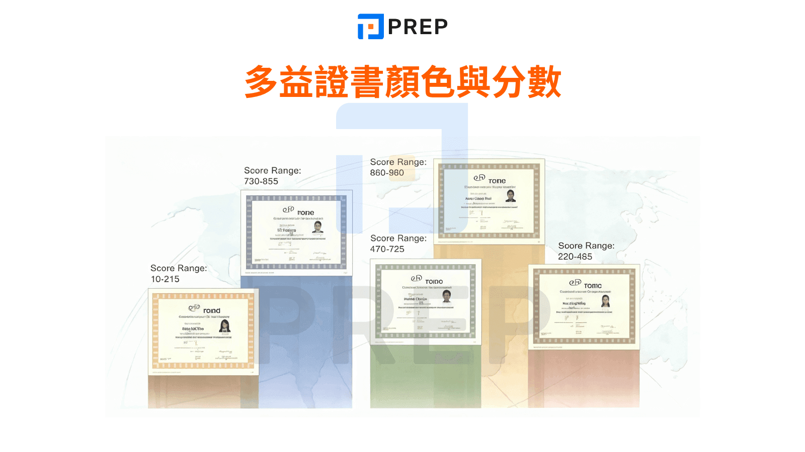 多益證書顏色代表什麼?3分鐘看懂等級與分數對照