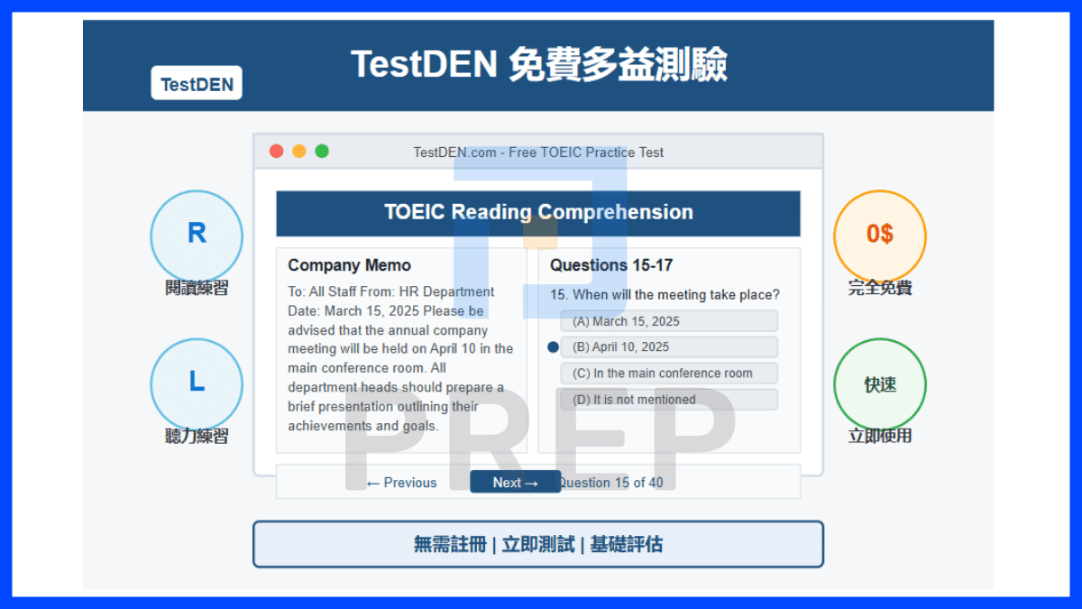 多益聽力練習網站推薦：高效備考資源與免費題庫指南